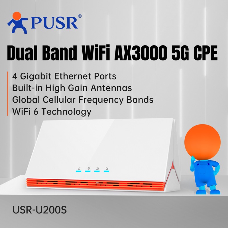 PUSR Global 4G/5G Dual Band Wi - огляд і ціна 4G Router Sim Card Slot Gigabit