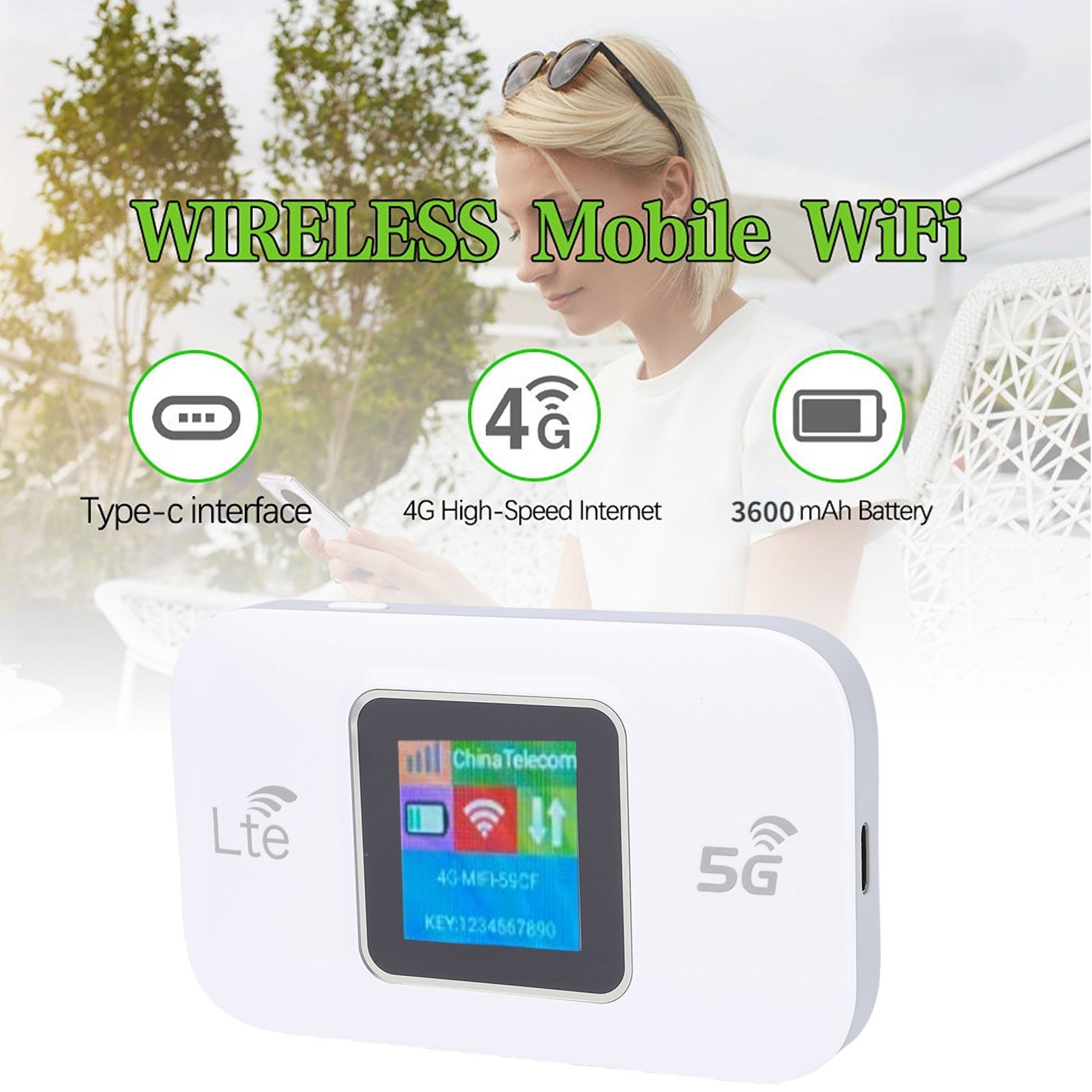 Portable WiFi Hotspot Device M - огляд і ціна 5G Cpe Router Outdoor
