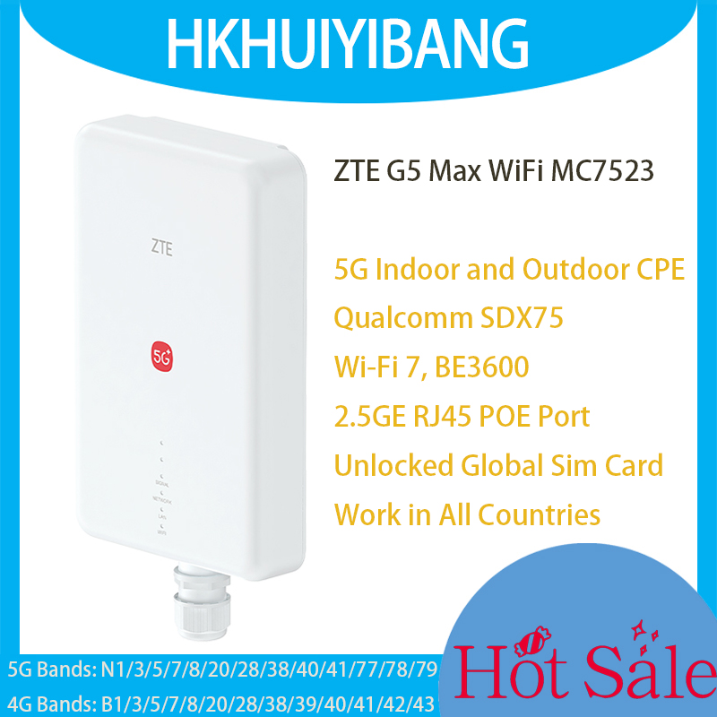 ZTE G5 Max WiFi MC7523 SDX75 5 - огляд і ціна 5G Cpe Router Outdoor