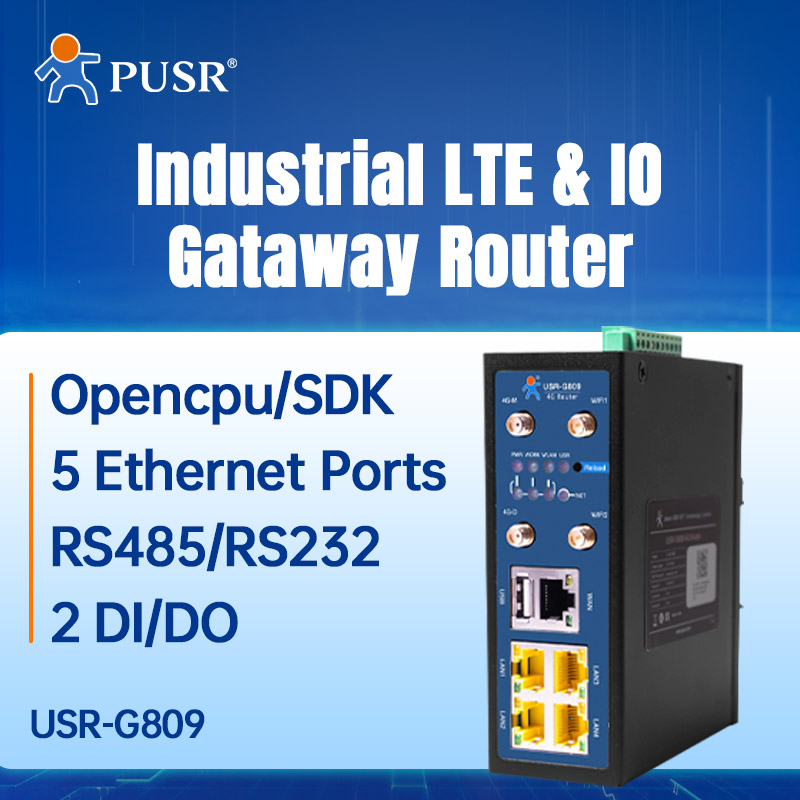 USR-G809-EAU Europe & Australi - огляд і ціна Industrial 4G Router Vpn