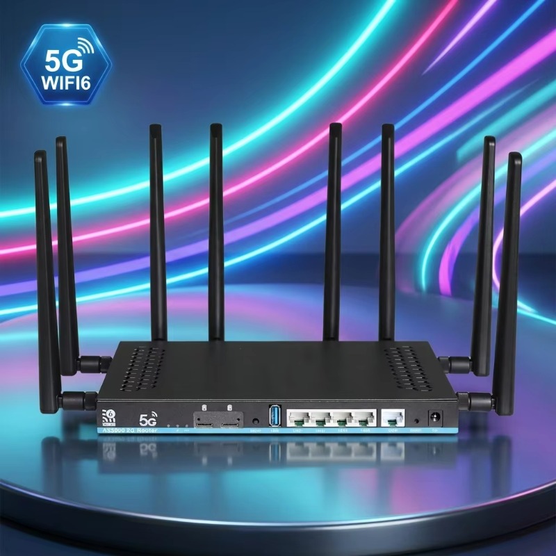 5G Openwrt 21 Gigabit Dual Ban - огляд і ціна 4G Router Sim Card Slot Gigabit