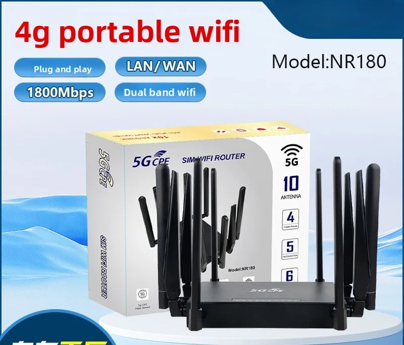 For NR180 Eurasian version tru - огляд і ціна 4G Router Sim Card Slot Gigabit