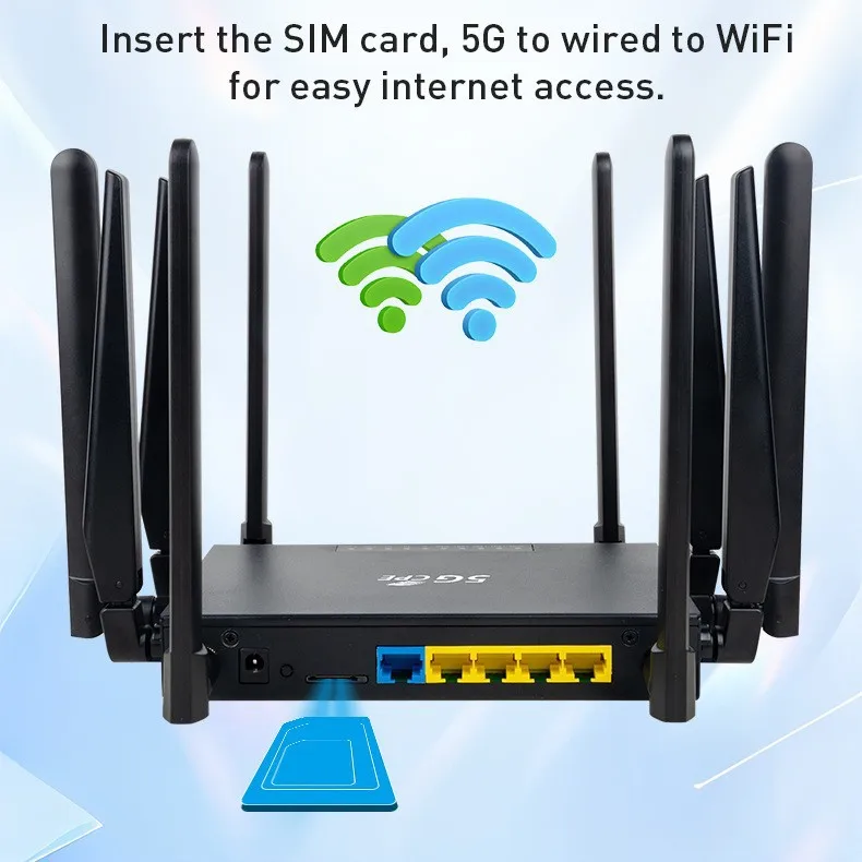 For NR180 Eurasian version tru - огляд і ціна 4G Router Sim Card Slot Gigabit