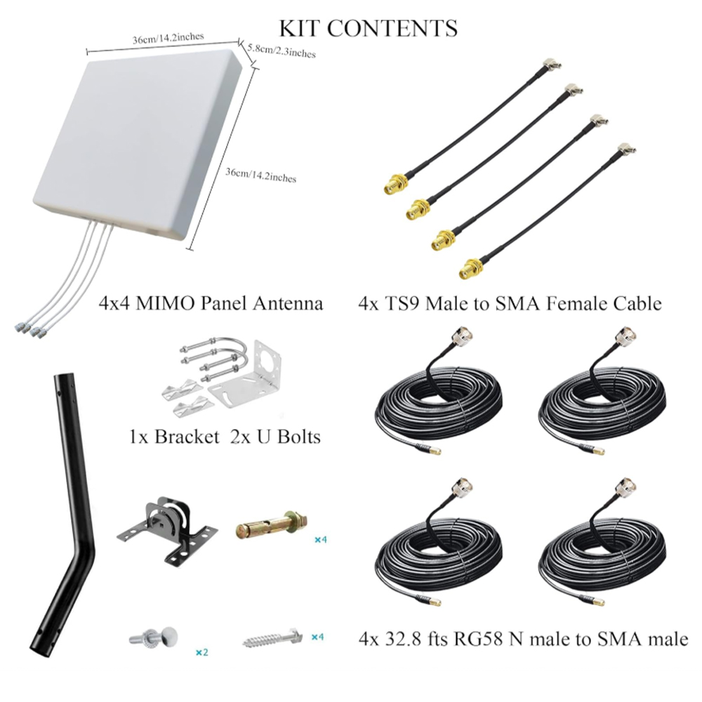 Outdoor Directional MIMO 4x4 P - огляд і ціна Lte Antenna Mimo 4X4 Outdoor