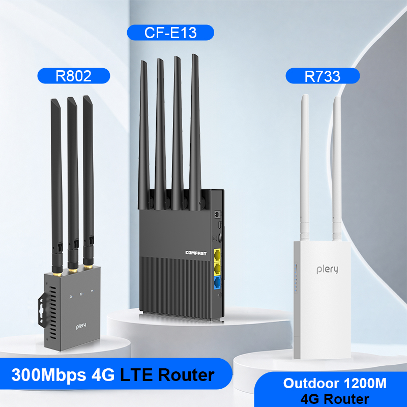 PLERY/COMFAST CAT 4/6 4G LTE R - огляд і ціна Industrial 4G Router Vpn