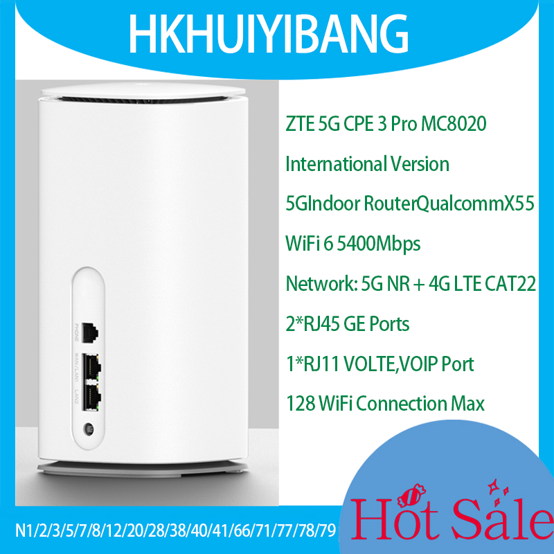 ZTE 5G CPE PRO 3 MC8020 Global - огляд і ціна 4G Router Sim Card Slot Gigabit
